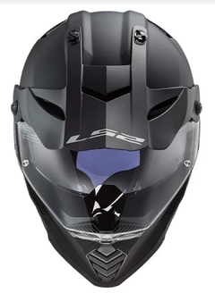 CASCO LS2 MX436 PIONEER EVO NEGRO MATE - RideMax