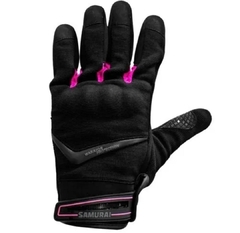 Guantes Samurai Warrior Tessen - Negro con Rosa - Mujer