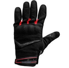 Guantes Samurai Warrior Tessen - Negro con rojo