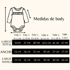 Body amarillo combinado mangas largas - comprar online