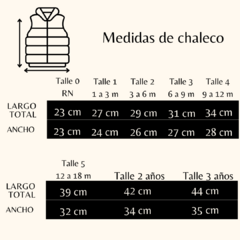 Chaleco algodón con corderito malva - comprar online