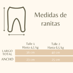 Ajuar básico 4 piezas - AnIsa indumentaria infantil