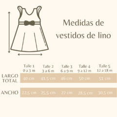 vestido de lino arena - comprar online