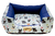 Cama para Cachorro Quadrada Impermeável Luppet Azul Cachorrinho Tamanho:XGG (LP - comprar online