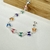 Pulseira infantil borboletas collors