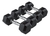 PAR MANCUERNA CROMADA HEXAGONAL RECUBIERTA EN GOMA DUMBELL 24 Kg - comprar online