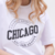 Remeron Chicago Blanco y Negro - comprar online