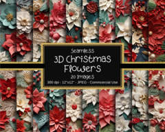 Colección 3D Christmas Flowers (Navidad)