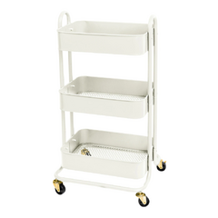 Carrito de Almacenamiento We R A La Cart Storage Cart With Handles White - comprar online