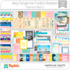 Hojas de Elementos Finders Keepers Amy Tangerine Pack 2 American Crafts