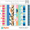 Finders Keepers Amy Tangerine PP3 American Crafts