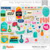 Hoja de Elementos Hustle & Heart Amy Tangerine Pack 5 American Crafts