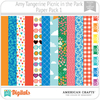 Picnic In The Park Amy Tangerine PP1 American Crafts
