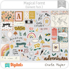 Hojas de Elementos Magical Forest Pack 2 American Crafts