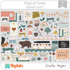 Hojas de Elementos Magical Forest Pack 3 American Crafts