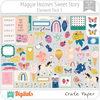 Hoja de Elementos Sweet Story Maggie Holmes Pack 3 American Crafts