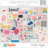 Hoja de Elementos Sweet Story Maggie Holmes Pack 4 American Crafts
