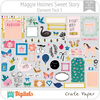 Hoja de Elementos Sweet Story Maggie Holmes Pack 5 American Crafts