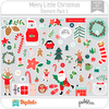 Hoja de Elementos Merry Little Christmas Pack 1 American Crafts