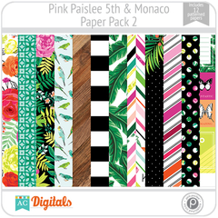 5th & Monaco Pink Paislee PP2 American Crafts