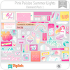 Hoja de Elementos Summer Lights Pink Paislee Pack 1 American Crafts