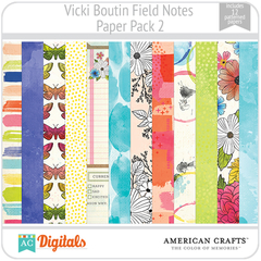 Field Notes Vicki Boutin PP2 American Crafts