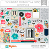 Hoja de Elementos Wildflowers & Honey Vicki Boutin Pack 1 American Crafts