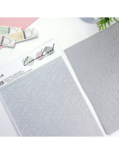 Carpeta de Embossing Floral Comunicard Alúa Cid