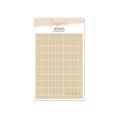 Carpeta de Embossing 6 x 8,25" Cuadricula Memory Loquer Lora Bailora