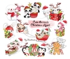 Hoja de Elementos Cute Animals Christmas