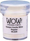 Polvo de embossing WOW Opaque Vanilla White Regular