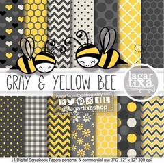 Colección Gray & Yellow Bee