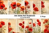 Colección Junk Journal Poppy Backgrounds