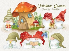 Hoja de Elementos Christmas Gnomes