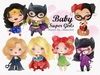 Hoja de Elementos Baby Super Girls