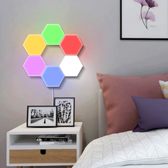 Paneles de Luz LED Hexagonales Inalámbricos - comprar online