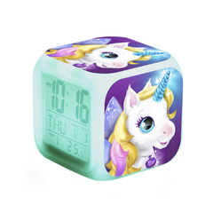 alarma despertador unicornios 