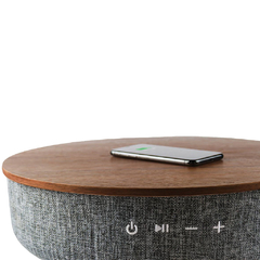 Parlante Bluetooth Speaker Mesa Base Cargadora Inalambrica Celular - comprar online