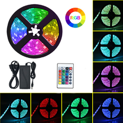 Kit Tira Luces Luz Led 5050 RGB + Control + Fuente en internet