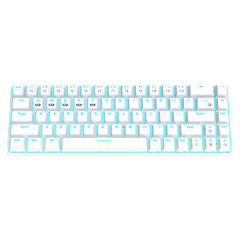 Teclado mecánico gamer inalámbrico Xinmeng 68K White