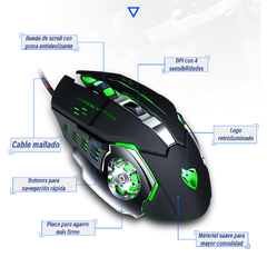 Mouse Gamer T-Wolf V6 RGB en internet