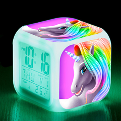 alarma despertador unicornios 