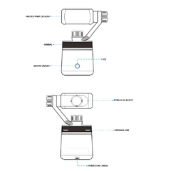 gimbal celular 360 