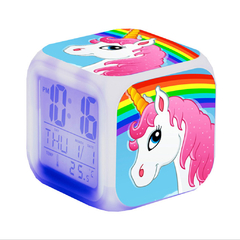 alarma despertador unicornios 