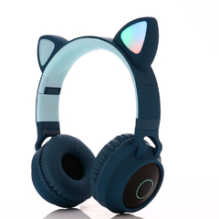 Auriculares Bluetooth Luz Led Orejas Cat - tienda online