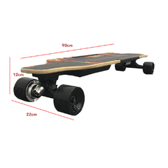 patineta electrica longboard control remoto