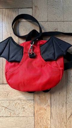 061 - Mochila con correa - Bat rojo