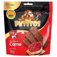 Snack Petitos Para Cães Bifinho Sabor Carne - comprar online