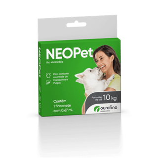 Anti pulgas e Carrapatos NEOPet Para Cães até 10kg