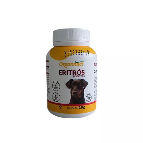 Eritros Dog Tabs 18gr - Organnact